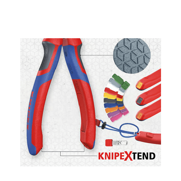 Kombinuotos replės 180mm Knipex 03 02 180 - Image 4