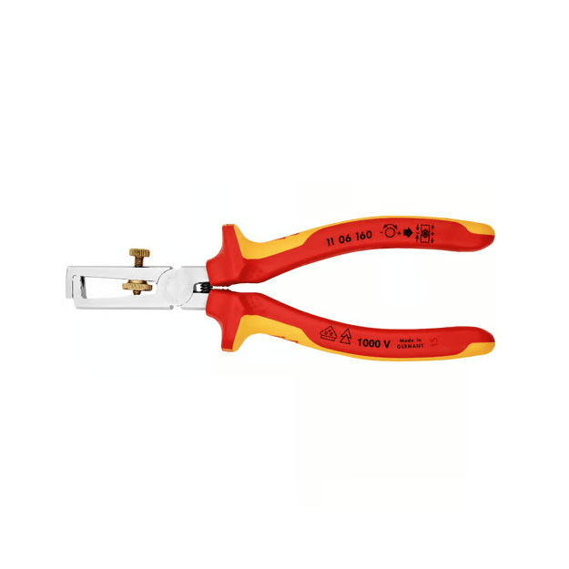 Replės nužievinimo universalios laidams iki Ø10mm² 160mm Knipex 11 06 160