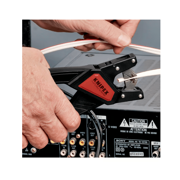 Replės izoliacijos nuėmimui plokščiam kabeliui 180 mm Knipex 12 64 180 - Image 3