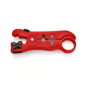 Izoliacijos nuėmimo peilis koaksialiniams ir duomenų kabeliams Knipex 16 60 06 SB