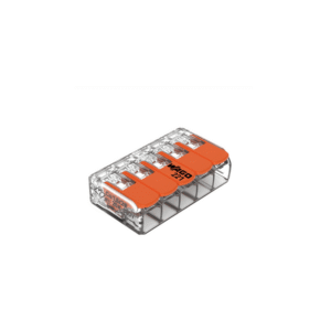 Universali laidų jungtis 5×0.2 – 4mm²(25vnt. pakuotė) WAGO 221-415/25