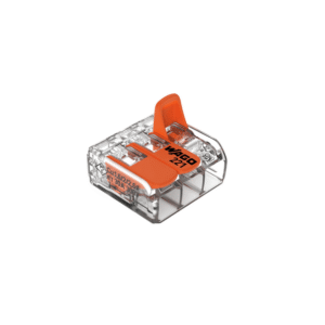Universali laidų jungtis 3×0.5 – 6mm²(30vnt. pakuotė) WAGO 221-613/30