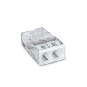 Jungtis monolitiniams laidams 2×0.5 – 2.5mm²(100vnt. pakuotė) WAGO 2273-202/100