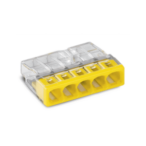 Jungtis monolitiniams laidams 5×0.5 – 2.5mm²(100vnt. pakuotė) WAGO 2273-205/100
