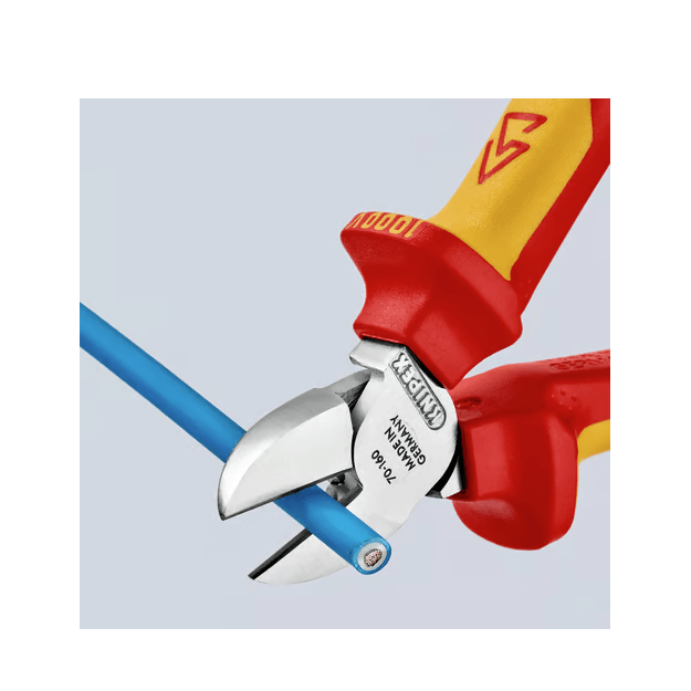 Kandyklės elektrikams VDE 1000V 160mm Knipex 70 06 160 - Image 3