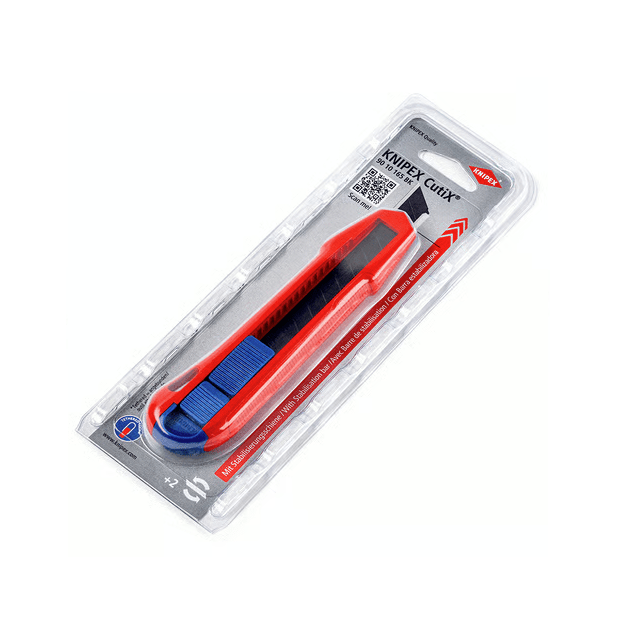 Universalus peilis su stabilizatoriumi ir geležtėmis Knipex 90 10 165 BK - Image 3
