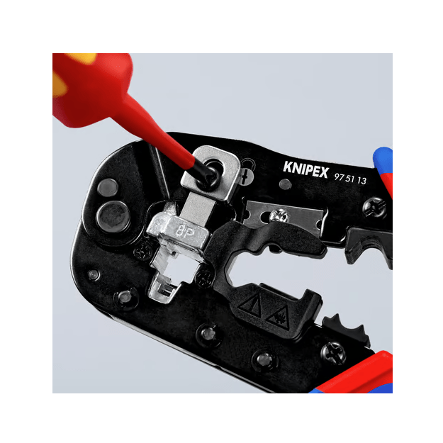 Užspaudimo replės RJ45 jungtims Knipex 97 51 13 - Image 5