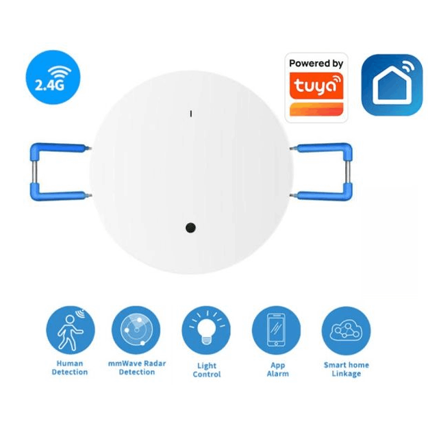 Avatto būvio jutiklis su šviesos matavimu, įleidžiamas, 230Vac, ZigBee, TUYA / Smart Life