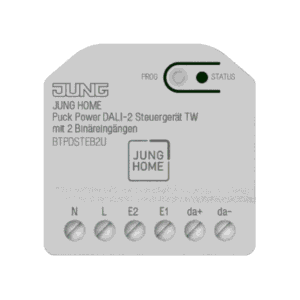 JUNG HOME Puck DALI-2 valdiklis Tunable White su 2 binariniais įėjimais