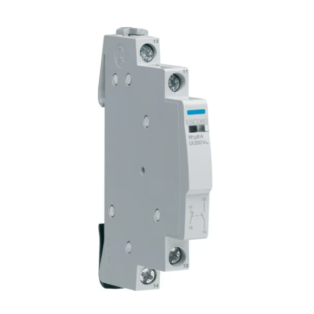 Papildomas kontaktas Hager ESC080 6A 1NO+1NC 0.5mod.