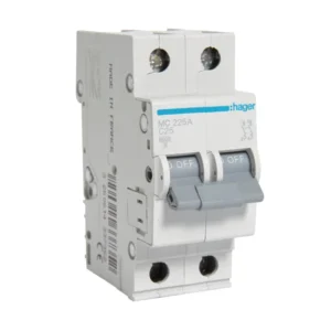 Automatinis jungiklis Hager MC225A 25A 6kA 2polis, C tipas