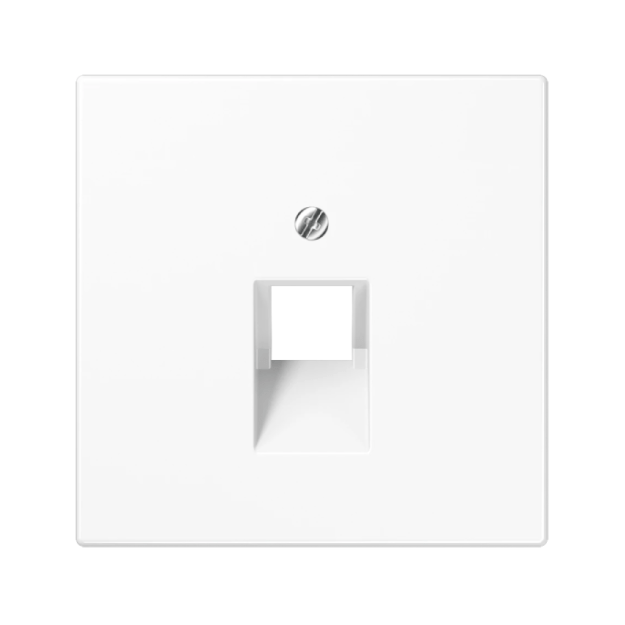 JUNG Dangtelis viengubas 1xRJ45 lizdui baltas LS 969-1 UA WW