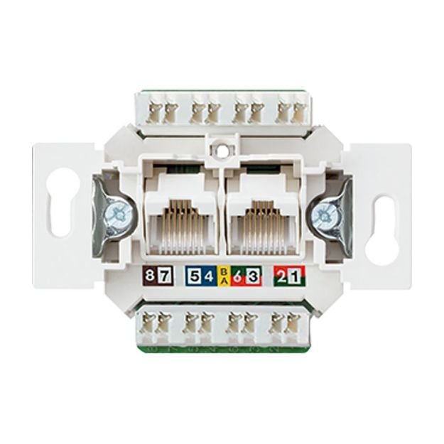 JUNG Lizdas kompiuterinis dvigubas UAE 8-8 UPO K6 US