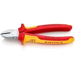 Kandyklės izoliuotos VDE 1000V 180mm, 70 06 180 KNIPEX