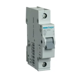 Automatinis jungiklis Hager MB125A 25A 6kA 1polis, B tipas