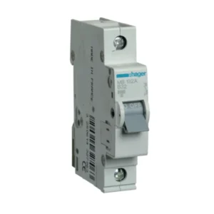 Automatinis jungiklis Hager MB132A 32A 6kA 1polis, B tipas
