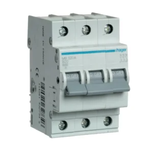 Automatinis jungiklis Hager MB320A 20A 6kA 3polis, B tipas