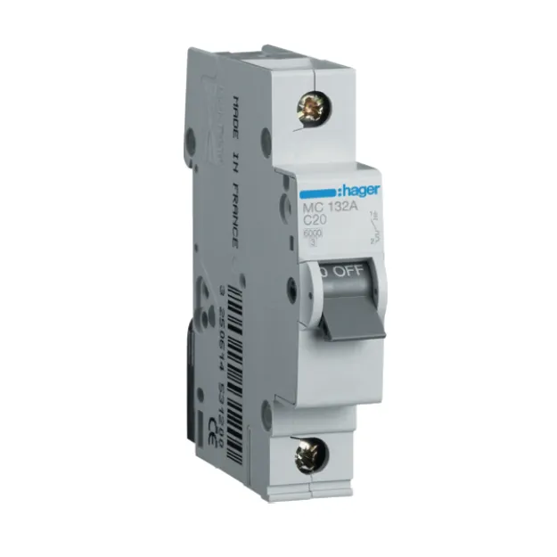 Automatinis jungiklis Hager MC132A 32A 6kA 1polis, C tipas