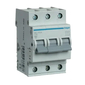 Automatinis jungiklis Hager MC310A 10A 6kA 3polis, C tipas