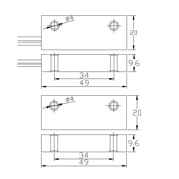 Magnetinis kontaktas (uždedamas, metalinis) - Image 3