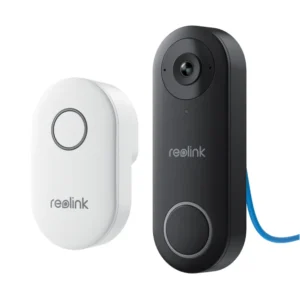 Reolink D340P 2K+ PoE vaizdo durų skambutis su Chime VDB2K01WD