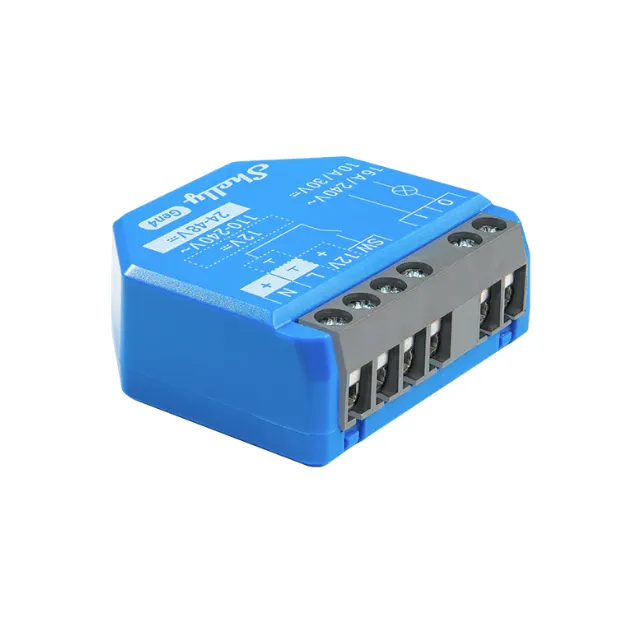 Shelly 1 Gen4 1 kanalo relė 16A (WiFi, Zigbee, Bluetooth, Matter)