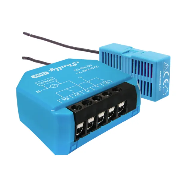 Shelly 1L Gen3 1 kanalo relė veikianti be nulio (WiFi, Bluetooth)