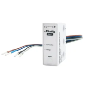 Shelly 3EM-63W Gen3 elektros sąnaudų skaitiklis 63A (WiFi, Bluetooth)