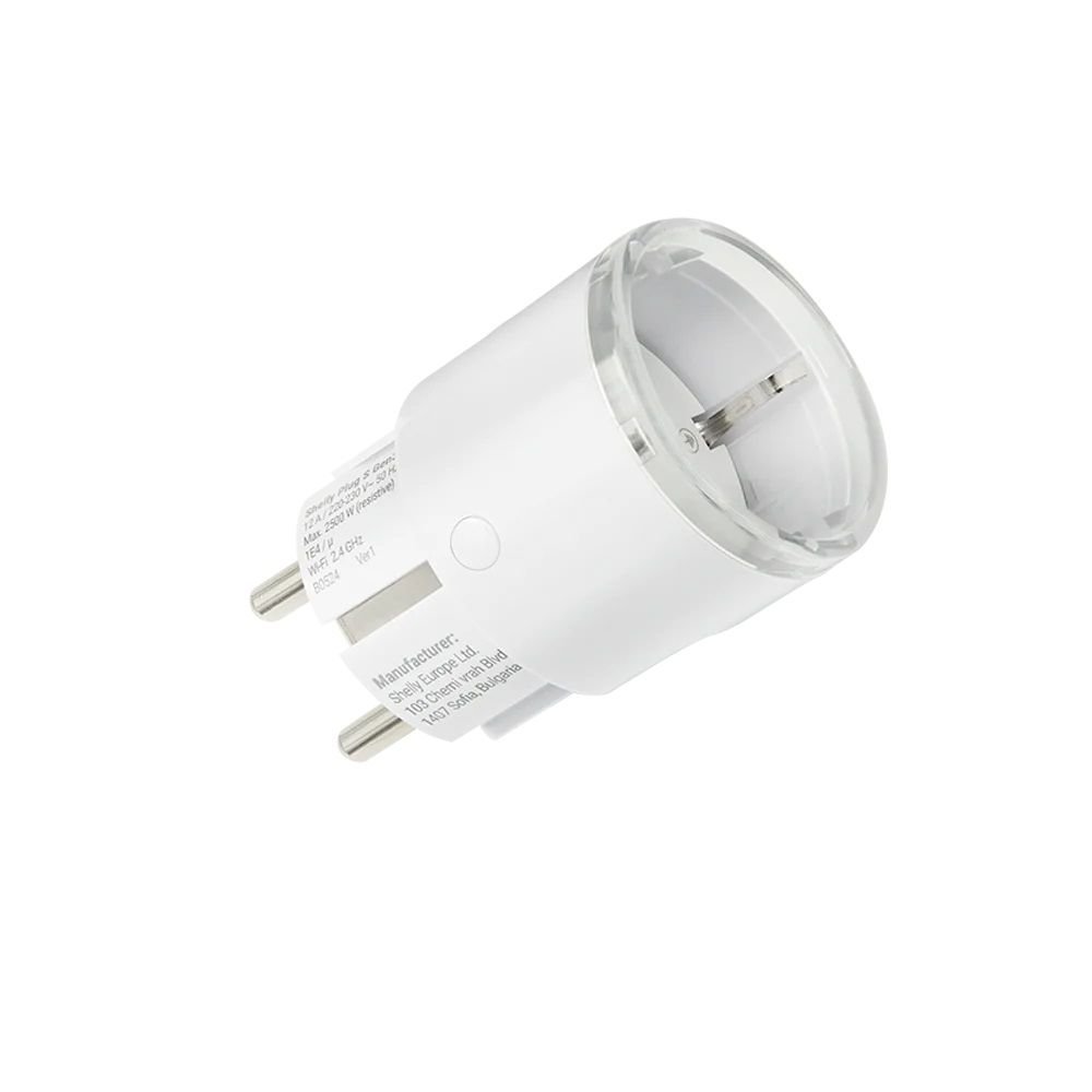 Shelly Plug S Gen3 išmanusis kištukas su el. sąnaudų matavimu (Wi-Fi, Bluetooth, Matter)