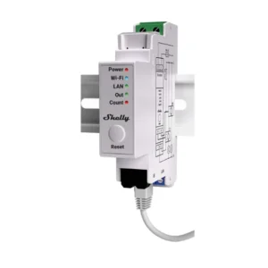 Shelly PRO EM 50A el. energijos matuoklis su galios valdymu (WiFi, LAN, DIN)