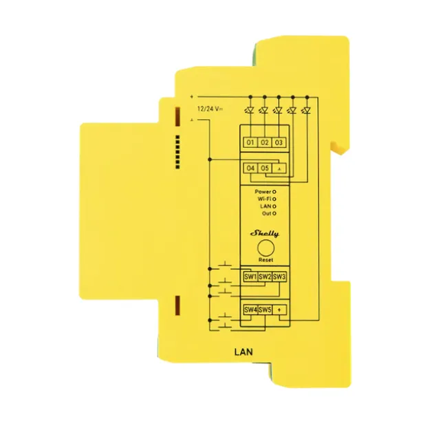 Shelly PRO RGBWW PM LED juostos valdiklis (LAN, Wifi, Bluetooth) - Image 2
