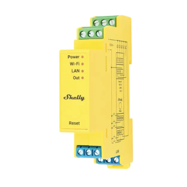 Shelly PRO RGBWW PM LED juostos valdiklis (LAN, Wifi, Bluetooth)