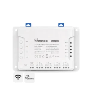 Sonoff 4CH Pro R3 4 kanalų išmanusis jungiklis su RF valdymu (Wi-Fi, 433 MHz)