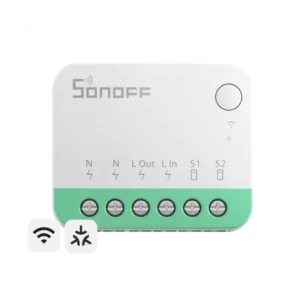 Sonoff MiniR4M 1 kanalo išmanusis jungiklis (Wi-Fi, Matter)