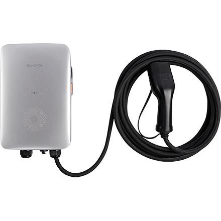 SUNGROW AC011E-01 11 kW išmani elektromobilių įkrovimo stotelė | 7 m kabelis