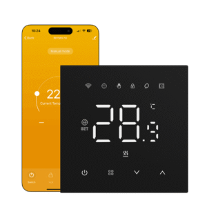 Terneo NX kambario Wifi termostatas, 230V, juodas, TUYA