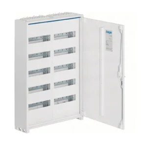 Metalinis elektros skydas 120-modulių, virštinkinis, IP44, Hager FWB52
