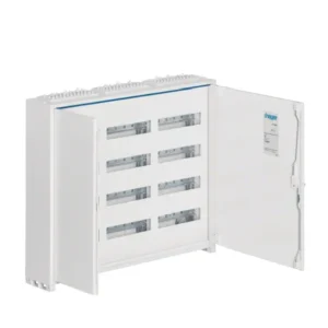 Metalinis elektros skydas 144-modulių, virštinkinis, IP44, Hager FWB43