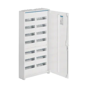 Metalinis elektros skydas 168-modulių, virštinkinis, IP44, Hager FWB72