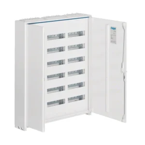 Metalinis elektros skydas 216-modulių, virštinkinis, IP44, Hager FWB63
