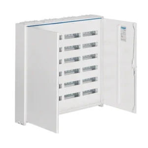 Metalinis elektros skydas 288-modulių, virštinkinis, IP44, Hager FWB64