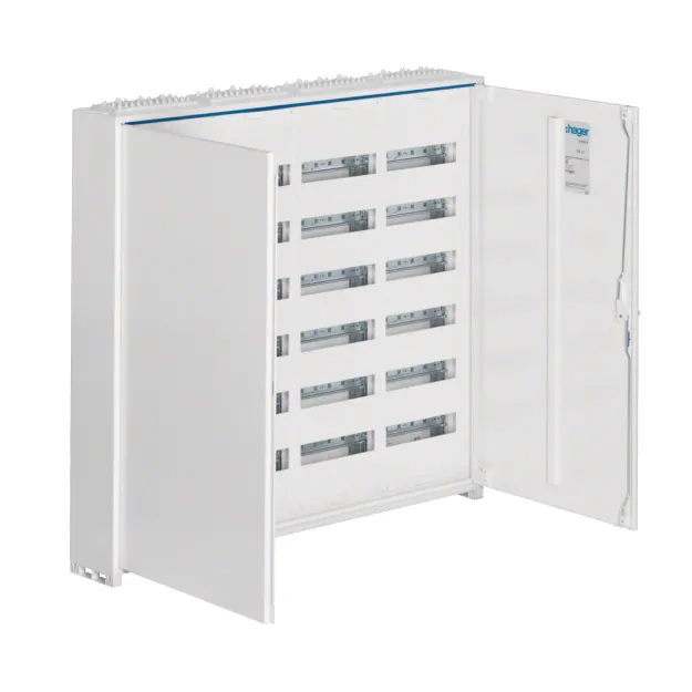 Metalinis elektros skydas 288-modulių, virštinkinis, IP44, Hager FWB64