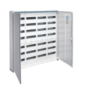 Metalinis elektros skydas 336-modulių, virštinkinis, IP44, Hager FWB74
