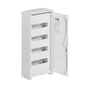 Metalinis elektros skydas 48-modulių, virštinkinis, IP44, Hager FWB41