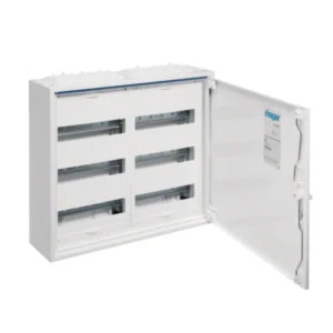 Metalinis elektros skydas 72-modulių, virštinkinis, IP44, Hager FWB32