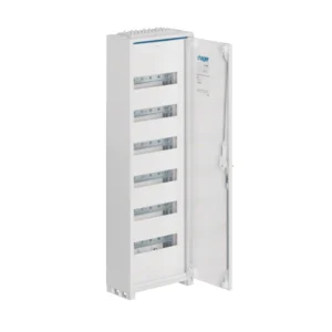 Metalinis elektros skydas 72-modulių, virštinkinis, IP44, Hager FWB61