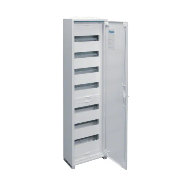 Metalinis elektros skydas 84-modulių, virštinkinis, IP44, Hager FWB71