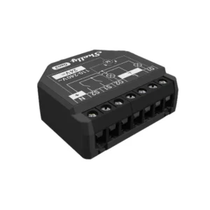 Shelly 2PM Gen3 2 kanalų variklio ir žaliuzių valdymo relė su galios matavimu (WiFi + Bluetooth, 2x10A)